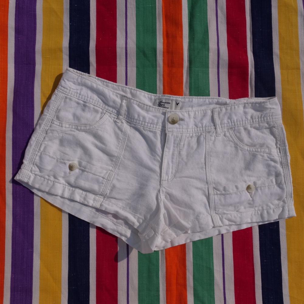 Y2k American Eagle Outfitters low rise micro mini hip slung shorts